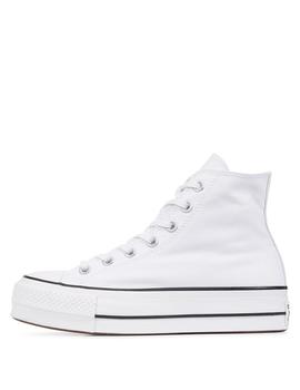 Zapatilla Converse Platform Alta Lona Blanco