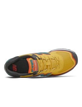 Zapatilla New Balance 574T Amarillo y Verde