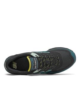 Zapatilla New Balance 574T Negro Verde