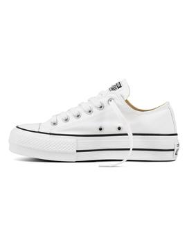 Zapatilla Converse Platform Baja Lona Blanco