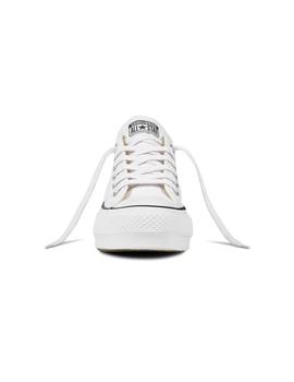 Zapatilla Converse Platform Baja Lona Blanco