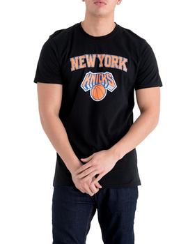Camiseta New Era NBA New York Knicks Logo Negra