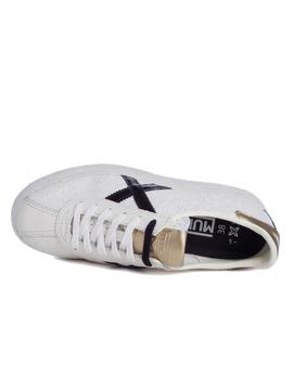 Zapatillas Munich Barru Sky blanco plateado mujer