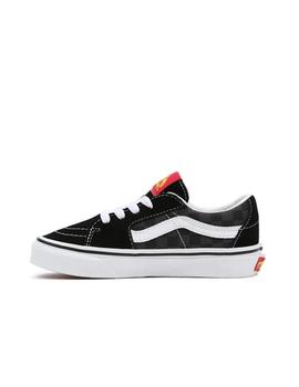 Zapatillas Vans sk8-Low Cuadros Negro, gris y blanco niño