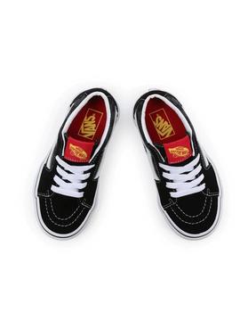 Zapatillas Vans sk8-Low Cuadros Negro, gris y blanco niño