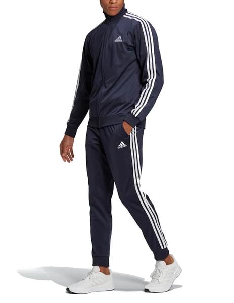 cerca Abundantemente Porcentaje Chandal Adidas 3S FT TT TS Hombre Marino/Blanco