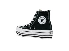 Zapatilla Converse Eva Hi de lona para mujer Negra