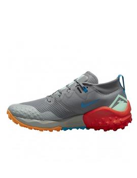 Zapatilla Nike Wildhorse 7 Hombre Gris y Menta