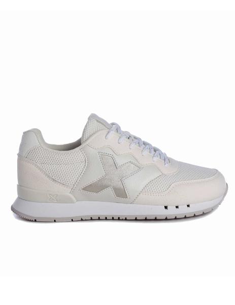 Zapatilla Munich Dash Sky 10 Mujer Blanca/Plata