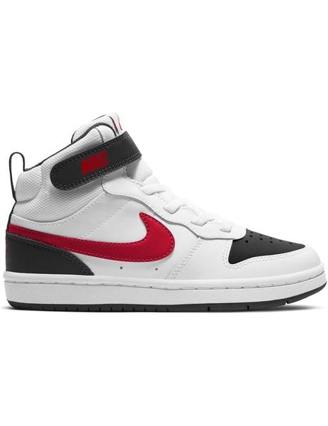 Zapatilla Nike Court Borough Mid2 PSV Blanco Rojo