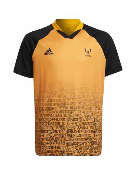 Camiseta Adidas Messi 10 JSY Niño Naranja