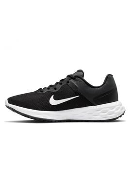Zapatilla Nike W Revolution 6 NN Negro Blanco