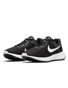 Zapatilla Nike W Revolution 6 NN Negro Blanco