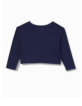 Camiseta Levi´s Tee Cropped Long Azul para niña