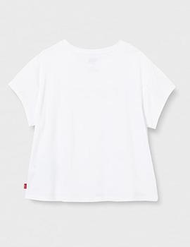 Camiseta Levi´s para niña blanca