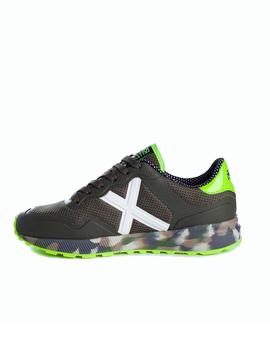 Zapatilla Munich Fuel Kid 28 Verde militar