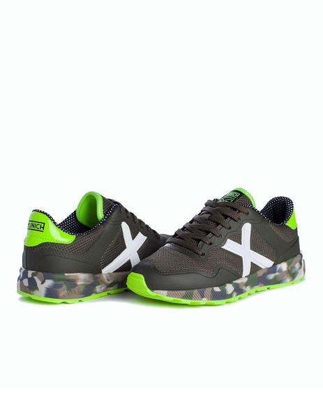 Zapatilla Munich Fuel Kid 28 Verde militar