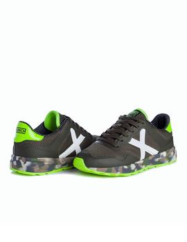 Zapatilla Munich Fuel Kid 28 Verde militar