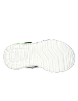 Zapatilla Skechers Flex Glow Light Bebé BBLM