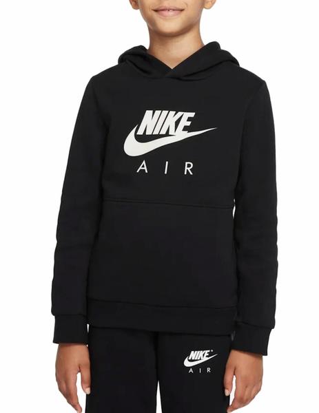 tsunami Elevado Oferta de trabajo Sudadera Nike Air Po Hoodie Negra para niño