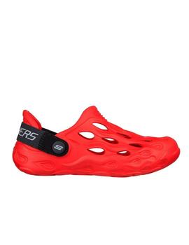 Zueco Skechers Thermo Rush Kids RED