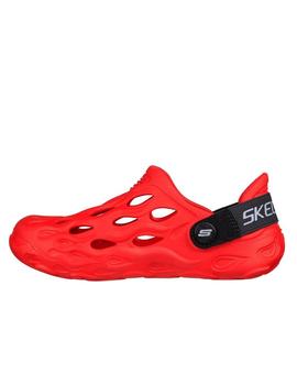 Zueco Skechers Thermo Rush Kids RED