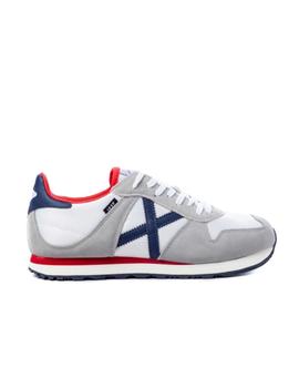 Zapatilla Munich Massana 434 blanca, gris y marino
