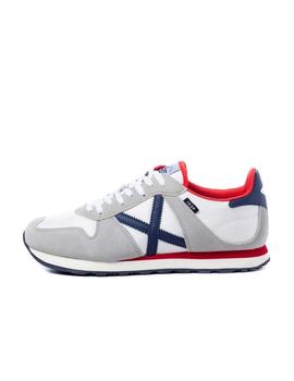 Zapatilla Munich Massana 434 blanca, gris y marino