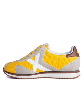 Zapatilla Munich Sapporo 135 Amarillo y Blanco