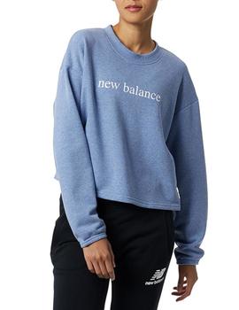 Sudadera New Balance Essentials Balanced Mujer Azul