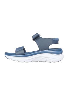 Sandalia Skechers D´Lux Walker N-Block Mujer SLT