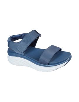 Sandalia Skechers D´Lux Walker N-Block Mujer SLT