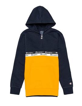 Sudadera Abierta Champion Niño Amarilla