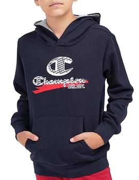 Sudadera Capucha Champion Niño Marino