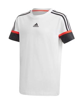 Camiseta Adidas Bold Niño Blanca