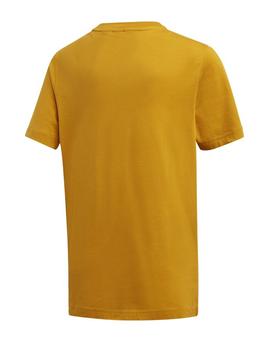 Camiseta Adidas MH BOST Niño Mostaza
