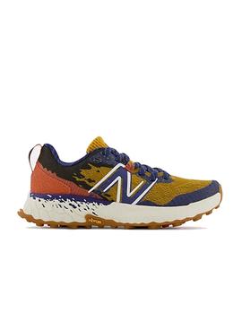 Zapatilla NB W Fresh Foam X Hierro v7 Azul/Oro