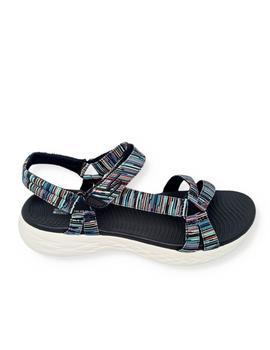 Sandalia Skechers On The Go 600 Mujer BKW