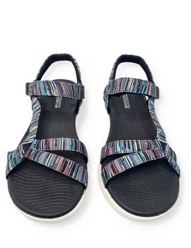 Sandalia Skechers On The Go 600 Mujer BKW