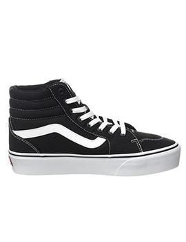 Zapatilla Vans WM Filmore Hi Platform Negro/Blanco