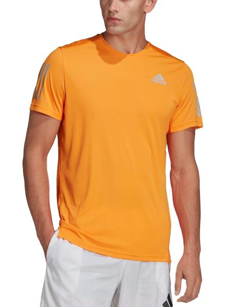 Camiseta adidas naranja hombre hot sale