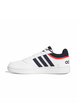 Zapatilla Adidas M Hoops 3.0 Blanco/Marino