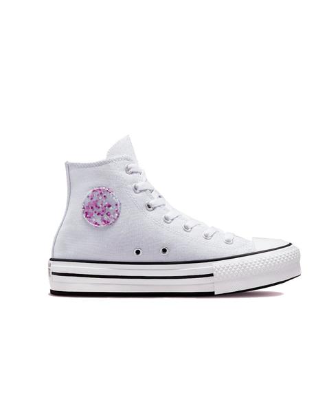 Zapatilla Converse Eva Platform Alta Lona GS Plata