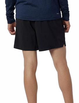 Short New Balance Accelerate 5in Hombre Negro