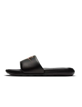 Chancla Nike W Victori One Slide Negro y Bronce