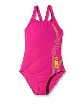 Bañador Arena Swim Airflow Niña Rosa/Amarillo