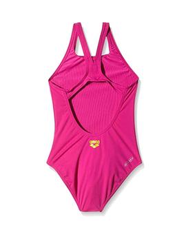 Bañador Arena Swim Airflow Niña Rosa/Amarillo