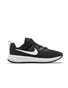 Zapatilla Nike Revolution 6 NN PSV Negro y Blanco