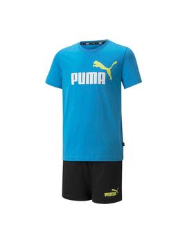 Conjunto Puma Niño Azul/Negro