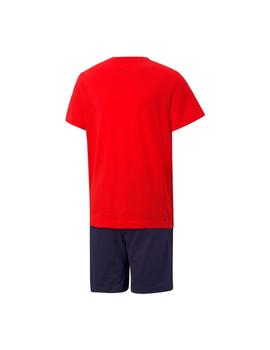 Conjunto Puma Niño Rojo Y Marino